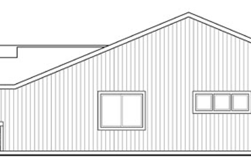 Home Plan - Exterior - Other Elevation 1 for Ranch House Plan #124-888 - 4 bed, 2 bath