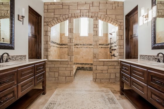 Interior - Master Bathroom for Prairie House Plan #80-198 - 4 bed, 4.5 bath