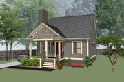 Cottage Style House Plan - 3 Beds 2 Baths 1147 Sq/Ft Plan #79-140 