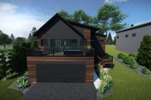 Contemporary Exterior - Front Elevation Plan #1075-13
