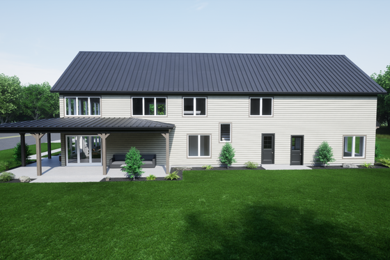 Exterior - Other Elevation 2 for Barndominium House Plan #1116-14 - 4 bed, 2.5 bath