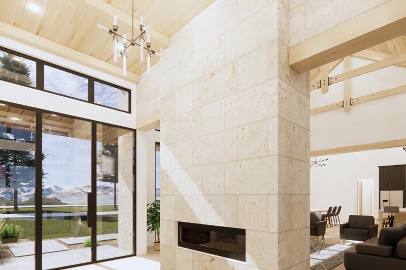 Home Plan - Interior - Family Room 2 for Modern House Plan #1096-25 - 4 bed, 4.5 bath