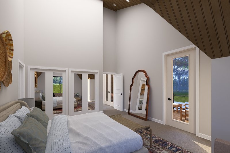 House Plan Design - Interior - Master Bedroom for Barndominium House Plan #1060-270 - 3 bed, 3.5 bath