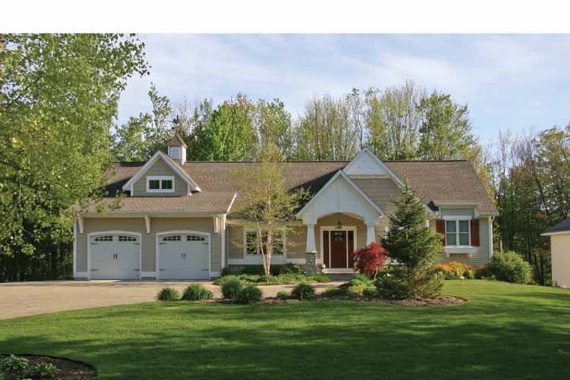 Architectural House Design - Exterior - Front Elevation 4 for Craftsman House Plan #928-200 - 3 bed, 2.5 bath