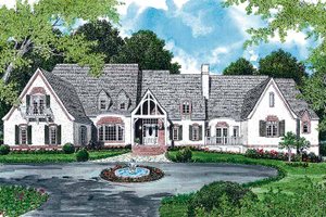 House Plan Design - Exterior - Front Elevation for Country House Plan #453-152 - 4 bed, 5 bath