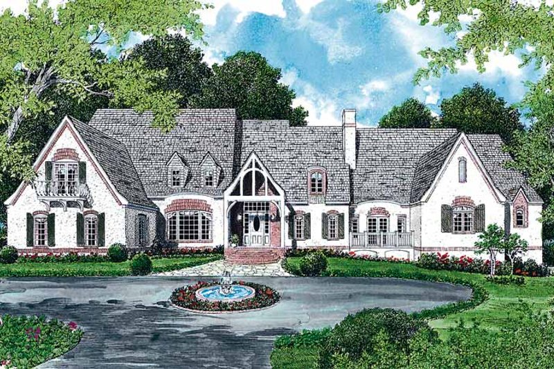 Dream House Plan - Country Exterior - Front Elevation Plan #453-152