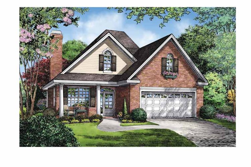 Home Plan - Exterior - Front Elevation 3 for Ranch House Plan #929-865 - 3 bed, 2 bath