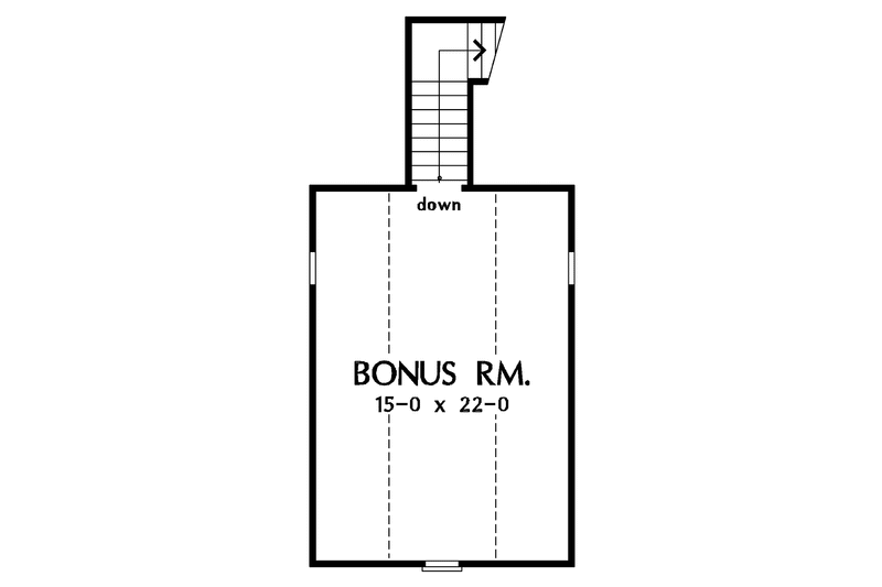 Dream House Plan - Optional Bonus Level