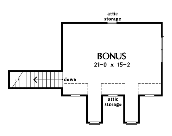 Home Plan - Optional Bonus Level