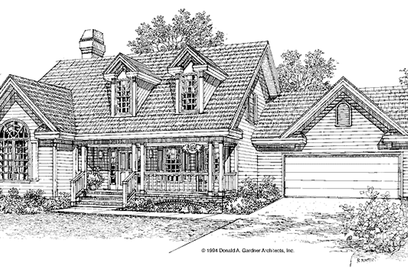 House Plan Design - Country Exterior - Front Elevation Plan #929-189