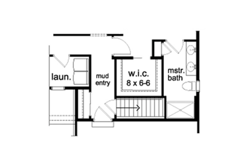 Home Plan - Floor Plan - Other Floor for Ranch House Plan #1010-41 - 3 bed, 2 bath