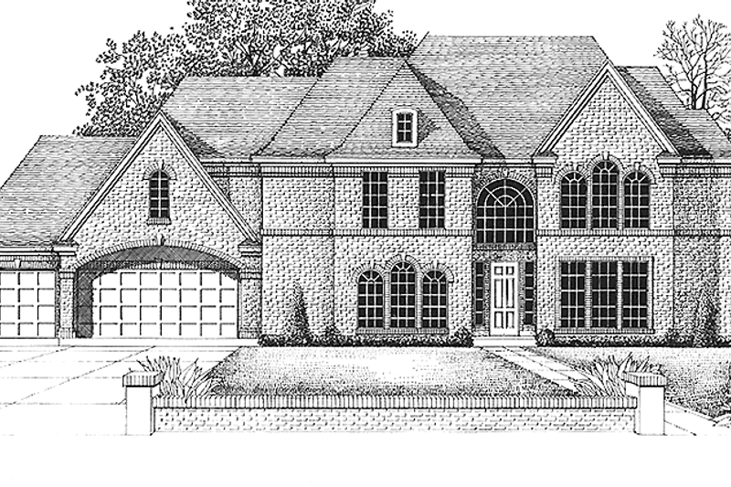 Home Plan - Country Exterior - Front Elevation Plan #974-48