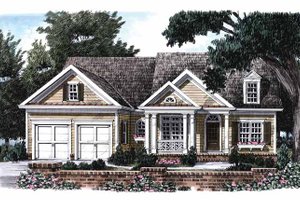 Colonial Exterior - Front Elevation Plan #927-669