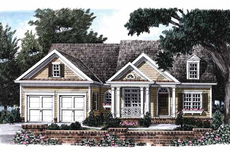 Architectural House Design - Colonial Exterior - Front Elevation Plan #927-669