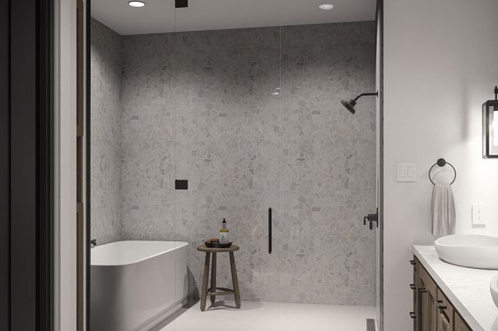 Interior - Master Bathroom 1 for Barndominium House Plan #455-726 - 4 bed, 3.5 bath