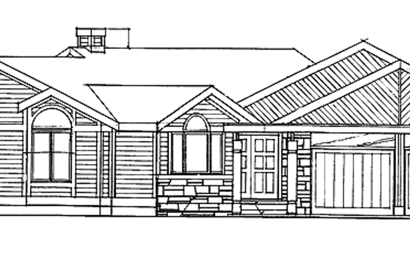 Dream House Plan - Exterior - Front Elevation 3 for Country House Plan #60-689 - 3 bed, 2.5 bath