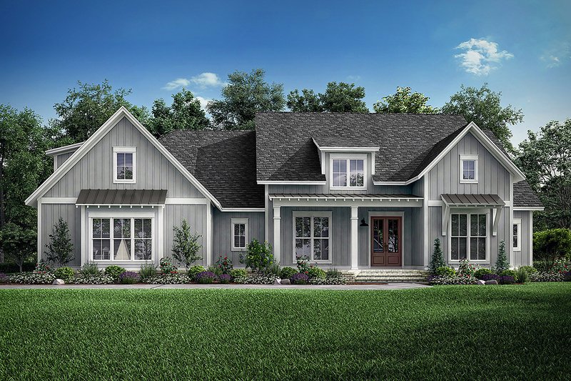 House Plan Design - Farmhouse Exterior - Front Elevation Plan #1067-4