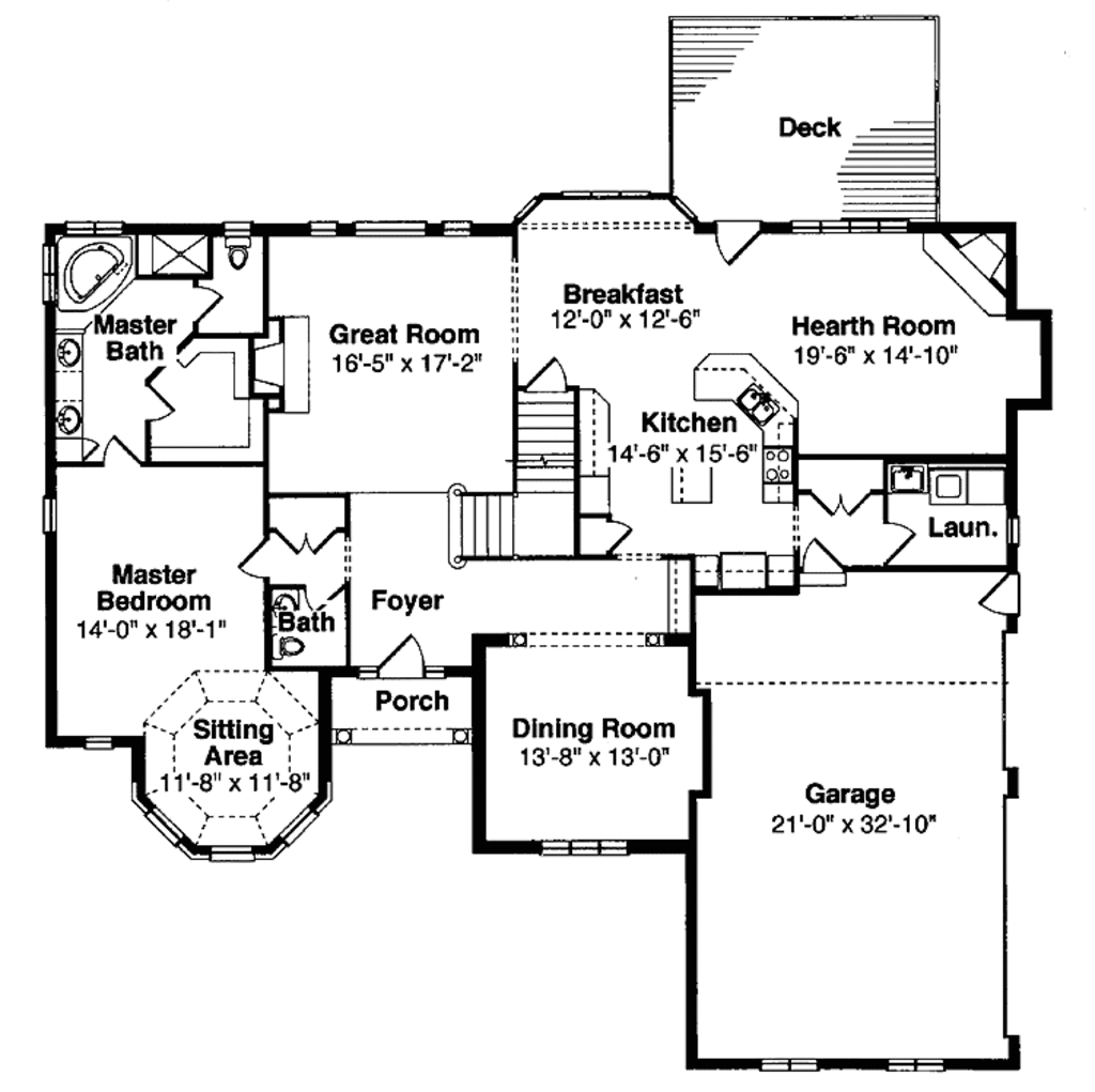 Traditional Style House Plan 3 Beds 2 Baths 3244 Sq/Ft