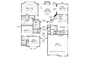 Traditional Style House Plan - 3 Beds 2 Baths 1975 Sq/Ft Plan #927-383 Floor 