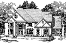 Architectural House Design - European Exterior - Front Elevation Plan #927-199