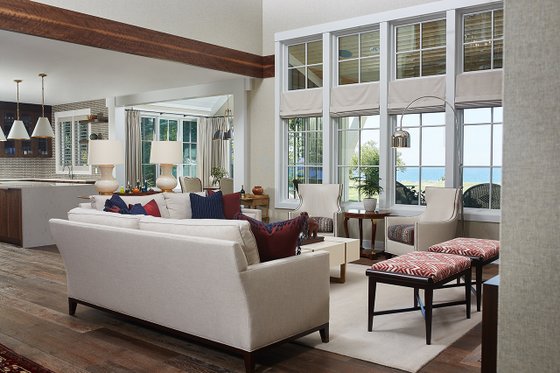 Interior - Family Room for Farmhouse House Plan #928-14 - 3 bed, 3.5 bath