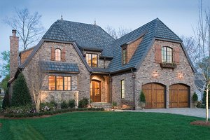 European style home, elevation photo