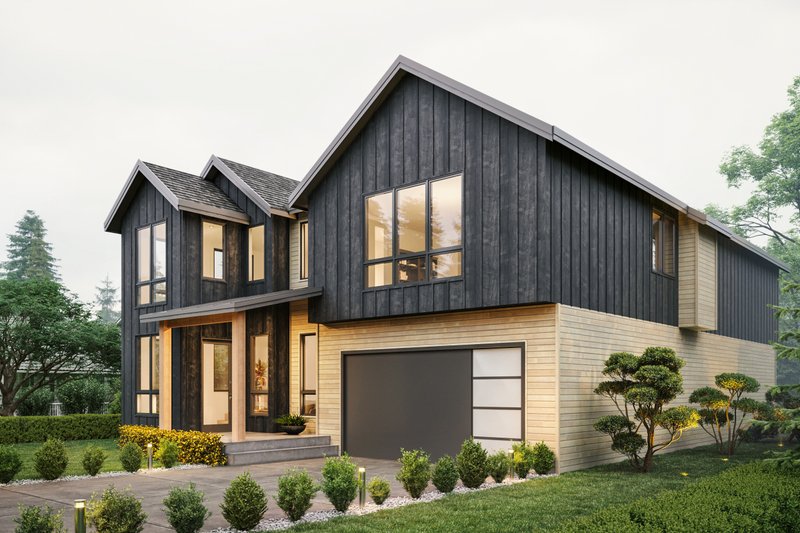 House Design - Exterior - Front Elevation 4 for Farmhouse House Plan #1066-280 - 4 bed, 4 bath