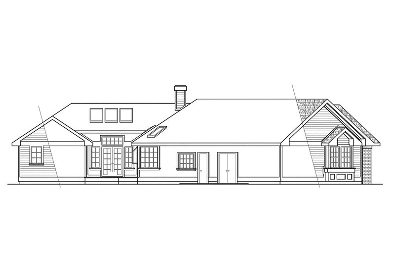 Home Plan - Exterior - Other Elevation for Modern House Plan #124-123 - 4 bed, 2.5 bath