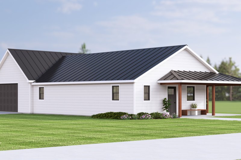 Dream House Plan - Exterior - Other Elevation 1 for Farmhouse House Plan #1064-369 - 1 bed, 1.5 bath