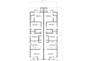 Southern Style House Plan - 3 Beds 2 Baths 2406 Sq/Ft Plan #17-1096 