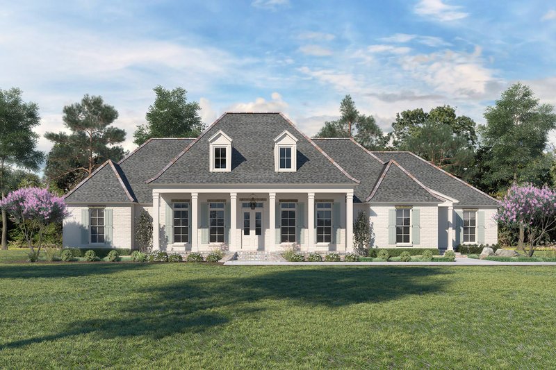 Home Plan - Traditional Exterior - Front Elevation Plan #1074-91