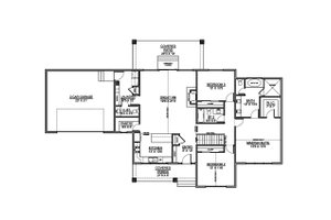 Floor Plan - Main Floor for Country House Plan #1073-19 - 3 bed, 2.5 bath