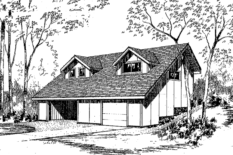 House Plan Design - Contemporary Exterior - Front Elevation Plan #60-680