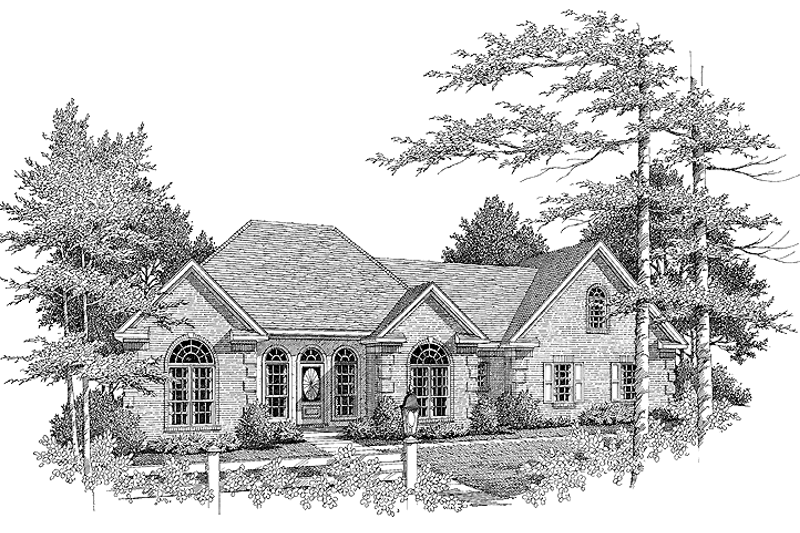 Dream House Plan - Exterior - Front Elevation 3 for European House Plan #21-415 - 3 bed, 3 bath