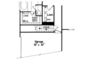 Floor Plan - Other Floor for Mediterranean House Plan #927-52 - 3 bed, 2 bath