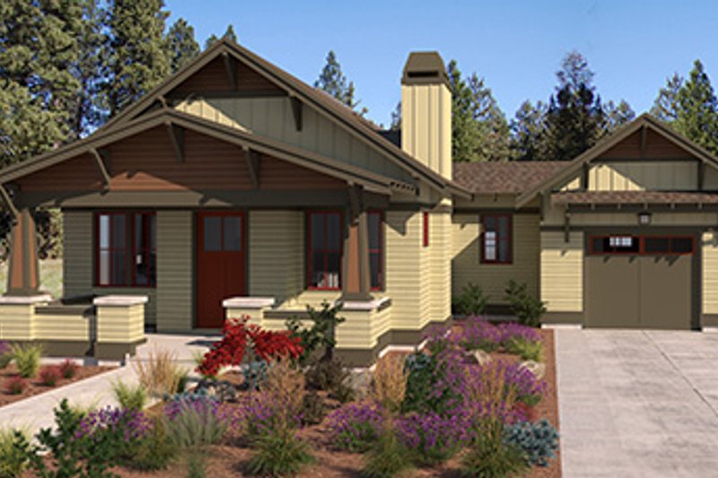 Dream House Plan - Craftsman Exterior - Other Elevation Plan #895-156