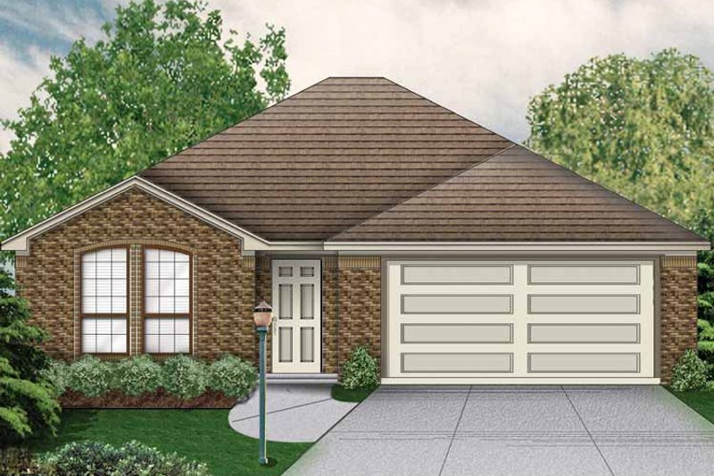Home Plan - Exterior - Front Elevation 3 for Traditional House Plan #84-747 - 3 bed, 2 bath