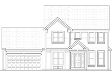 Architectural House Design - Traditional Exterior - Front Elevation Plan #328-371