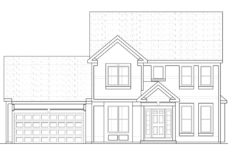 House Blueprint - Traditional Exterior - Front Elevation Plan #328-371