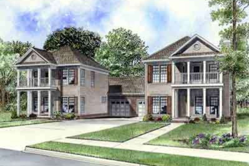House Design - Southern Exterior - Front Elevation Plan #17-2265