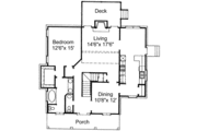 Cottage Style House Plan - 3 Beds 3 Baths 1880 Sq/Ft Plan #37-119 