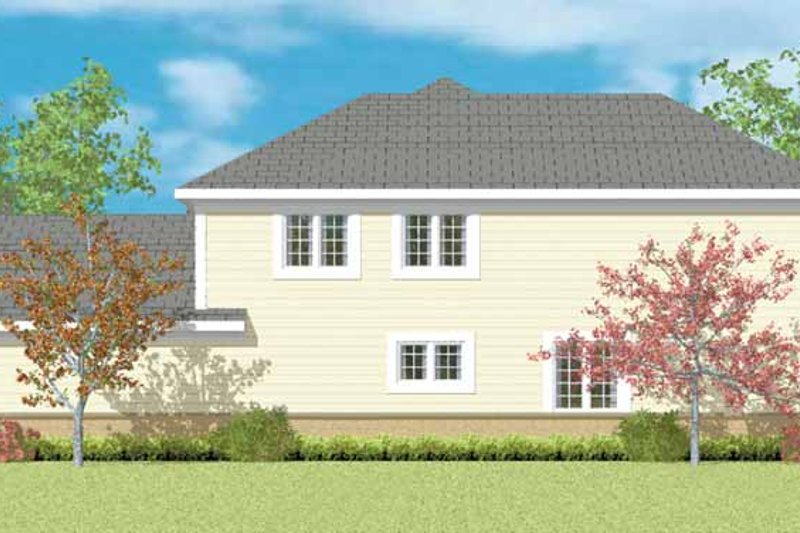Dream House Plan - Exterior - Other Elevation for Traditional House Plan #72-1095 - 2 bed, 2.5 bath