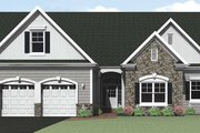 Ranch Style House Plan - 3 Beds 2.5 Baths 1903 Sq/Ft Plan #1010-28 