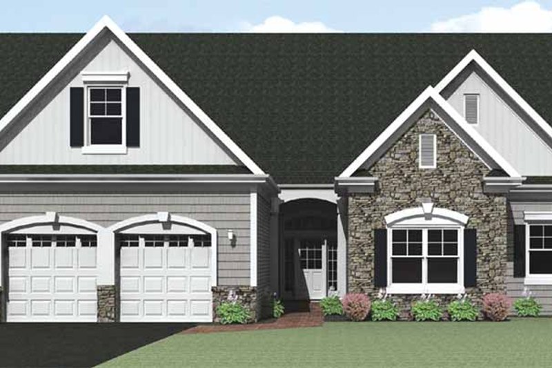 Home Plan - Ranch Exterior - Front Elevation Plan #1010-28