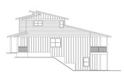 Contemporary Style House Plan - 6 Beds 4.5 Baths 3628 Sq/Ft Plan #124-1360 Exterior 