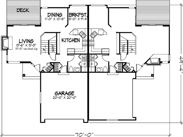 Home Plan - Prairie Floor Plan - Main Floor Plan #320-1142