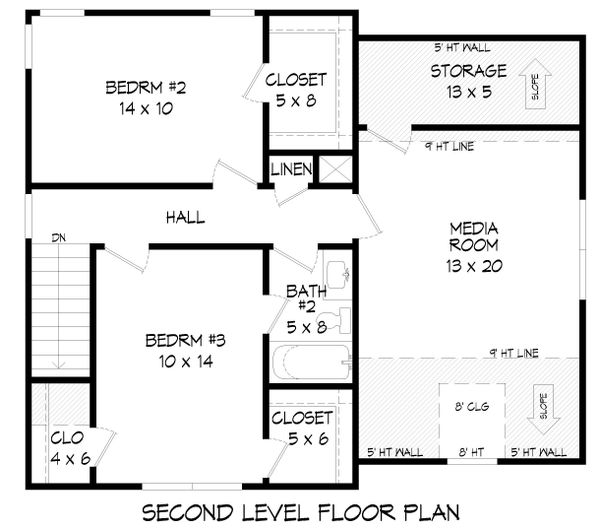 Country Floor Plan - Upper Floor Plan #932-392