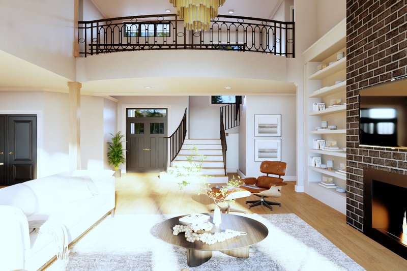 Home Plan - Interior - Family Room 1 for Contemporary House Plan #1064-332 - 5 bed, 6 bath