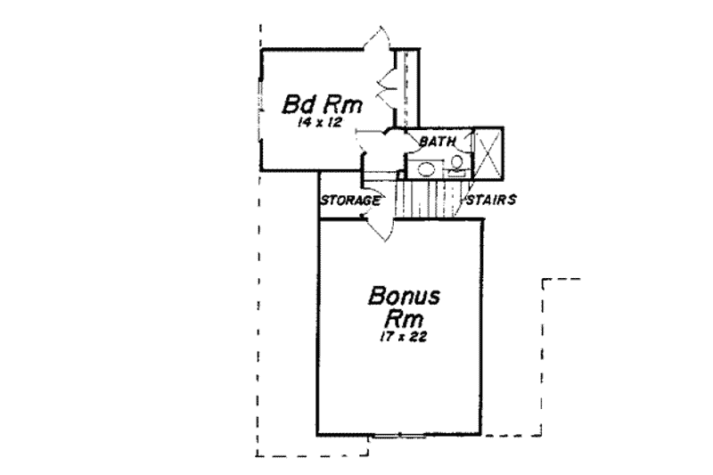 Home Plan - Floor Plan - Upper Floor for European House Plan #52-137 - 4 bed, 4.5 bath