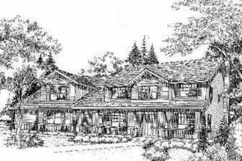 Bungalow Style House Plan - 3 Beds 3 Baths 3179 Sq/Ft Plan #78-127